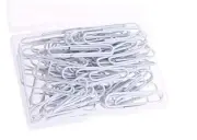 Office 60PCS Colored Plastic Coated Paperclips Metal Bookmark Memo Note Paper