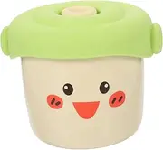 AUTSUPPL Cartoon Style Ceramic Soup Bowl Lid Baby Food Container Traditional Restaurant Design