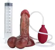 Penis replica squirting dildo water ejaculation anal dildo with strong suction cup men anal sex toys penis for woman
