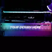 Custom RGB GPU Support Bracket (Addressable RGB Controller Kit Included)