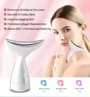 EMS Thermal Neck Lifting Tighten Massager Electric Microcurrent Wrinkle Removal