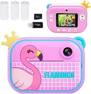 Instant Print Camera for Kids, HD Digital Video Kids Instant Cameras, Christmas Birthday Gifts for Girls Age 3-12, Portable Toddler Toy for 3 4 5 6 7 8 9 10 Year Old Girls Boys
