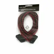 Phanteks 24 Pin MB Premium Sleeved Extension Cable 19.68 Length, BlackRedPH-