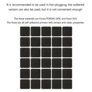 120pcs Poron IXPE EVA Pad For Hot Swappable Mechanical Keyboard Switch