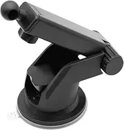 CARKOOL Suction Cup Bracket for GPS Mount Carplay Screen Adjustable and Stretchable, 17mm Ball Universal Replacement Mounting Bracket Dashboard Windshield Phone Mount Holder GPS Mount for Garmin