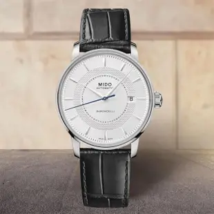 【MIDO 美度】官方授權M1 Baroncelli 永恆系列機械錶-39mm(M0374071603101)