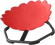 Kids Swivel Chair, Sensory Toy Science Toy, Load Bearing 154.32lbs Rotating Stool Wobble Chair for Children Improve Balance, Red