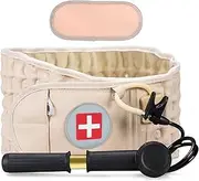 Decompression Back Belt Waist Brace Spinal for Lower Back Pain Relief - Lumbar Air Traction Device for Adult, Lumbar Decompression Belt One Size Fits 29-49 Waist