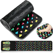 BBTO Foot Massage Mat Reflexology Walk Stone Road Foot Massage Acupoint Mat for Acupressure Relaxes Massage Mat for Long Sitting Elderly Students and Office Workers (68.89 x 13.78 Inches)