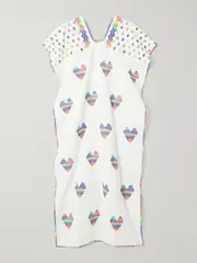[Pippa Holt] Pippa Holt - Embroidered Cotton Huipil - White - One size One size White