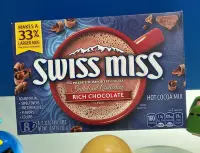 在飛比找Yahoo!奇摩拍賣優惠-Swiss  Miss特濃巧克力熱可可粉 301g x 8入