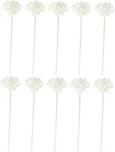 10Pcs Simulated Flower Aroma Diffuser Sticks for Essential Oil Decorative Rattan Fragrance Sticks Artful Aroma Diffusers for Home Office and Car Decor