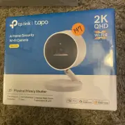 NEW ⭐ TP-Link - Tapo Indoor 2K Wi-Fi Security Plug-In Camera w/ Privacy Shutter