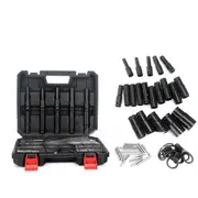 20PCS 1/2 Inch Drive Deep Impact Socket Set CR-V Steel Metric Sockets Long 8-32MM