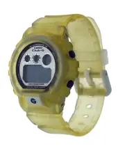 NEW Casio Club G GXS690 Baby G Shock Vintage Watch 100M Water R White Resin