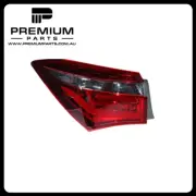 Red/Clear Tail Lamp Left Side Genuine Suits Toyota Corolla ZRE172R 2013 to 2019