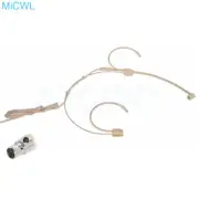 Super Voice Headset Microphone For Shure Wireless mini XLR Beta53 MiCWL