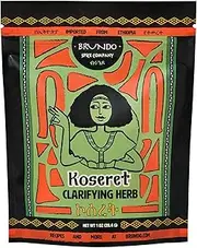 Brundo Market Koseret | Ethiopian Butter Clarifying Herb | Made in Ethiopia | Non-GMO | Organic | Imported from Ethiopia, 2 Ounce (Pack of 1)