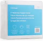 Linenspa 3 Inch Mattress Topper -Cover California King –Cover Only –Machine