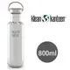 【美國Klean Kanteen】不鏽鋼瓶800ml_鏡面鋼(竹片鋼蓋)