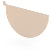 WA NEW Stratco Half Round Gutter Stop End Merino
