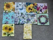 Lot Of 20 Paper Napkins For Decoupage Spring Edition!