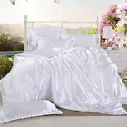 Comfor Bed Sheet Set of 4 Pcs Silk Soft Deep Pocket Bed Sheets Queen Or King