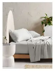 [Linen House] Augusta 500TC Sheet Set in Grey
