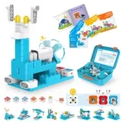 A3 12-in-1 STEM Blocks Coding Robot Kit for Kids, 61-Piece Educational Buildi...