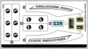NEW LEGO - Sticker - Super Heroes - Marvel - Stark Jet and the Drone - 76130