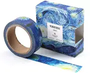 Colorful Van Gogh'S Color Washi Tape, Doraking Van Gogh'S Works Decorative Wa...