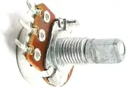 Aexit B10K (Control electrical) 10K Ohm Top Adjustment Single Turn Rotary (70ry484qf198) Taper Potentiometer