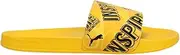 [PUMA] Mens Leadcat X Distinct Life Slides Sandals Casual - Gold,Red - Size 12 M