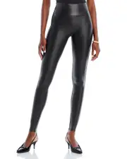 Spanx SPANXshape Faux Leather Leggings