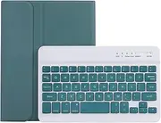Keyboard Case Cover for iPad Mini 6 (6th Generation)/iPad Mini 7 (A17 Pro), Wireless Bluetooth Keyboard & Faux Leather Folio Cover