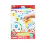 Cocomelon Kids Finger Paint Set Toy 9 Piece Set NEW Creative Kids