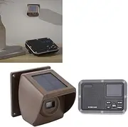 GOWENIC Solar Cordless Driveway Alarm, 1/2 Mile Long Range, IP55 Weatherproof, Motion Sensor, Brown, Model: GOWENICe21zqf7oic