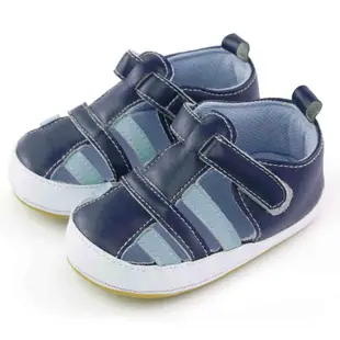 【NikoKids】軟Q底學步鞋(SG503)藍色涼鞋
