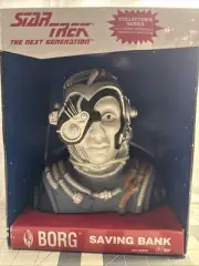 Vintage Star Trek The Next Generation Borg Bust Bank MIP