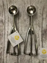 WILTON Cookie Scoop Silver Stainless Steel 0.66 oz Silver 2 Pack