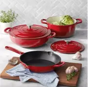 Member s Mark 5-Piece Enamel Cast Iron Set, *FREE SHIPPING*