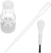 Healeved 1Set Scalp Oil Applicator Comb Head Scalp Massager for Hair Growth Durable Fluid Applicator with Cleaning Brush Safe Convenient for Scalp Care
