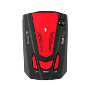 Detector Radar Cars Police LED Display 360 Degree Monitoring Long Distance Warning Voice Prompt Traffic Ticket Avoidance Upgraded Safety Red