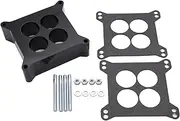 2" Ported Phenolic Carburetor Spacer Fits Holley Chevy Ford 4BBL SBC BBC BB SB