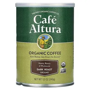 [iHerb] Cafe Altura 有機咖啡，研磨，深度烘焙，12 盎司（340 克）