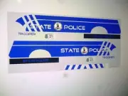 Virginia State Police Trooper Car Decals 2020 24 scale custom
