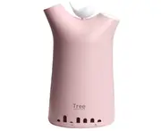 Creative Mini USB Charging Portable Dual Spray Humidifier Desktop Wireless Nano Humidifier Night Light-Pink