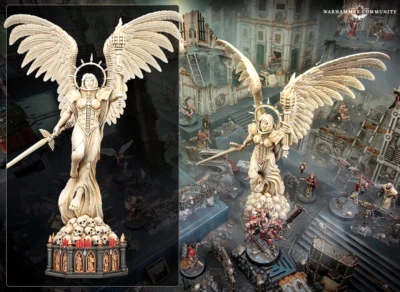 Angel Statue Warhammer 40K Terrain Blood Zeal Kill Team Sisters Battle Sanctum