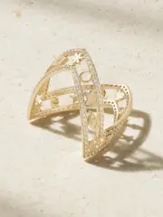 [Sydney Evan] Sydney Evan - Icon 14-karat Gold Diamond Ring - 6 1/2 6 1/2 Gold