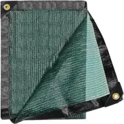 E.share 70% Green Shade Cloth Taped Edge with Grommets 12 ft X 6 ft